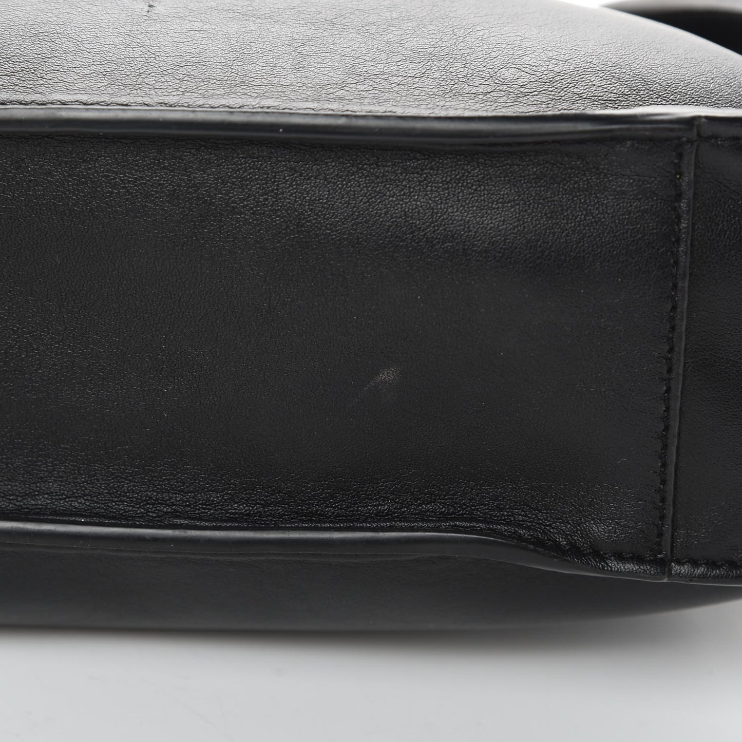 Eco Alter Nappa Perforated Logo Mini Crossbody Black