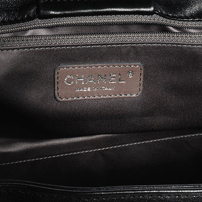 Chanel Lambskin Pearl Obsession Tote Black 6 of 7