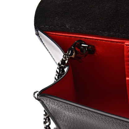 Christian Louboutin Veau Velours Calfskin Vero Dodat Clutch Black 8 of 12