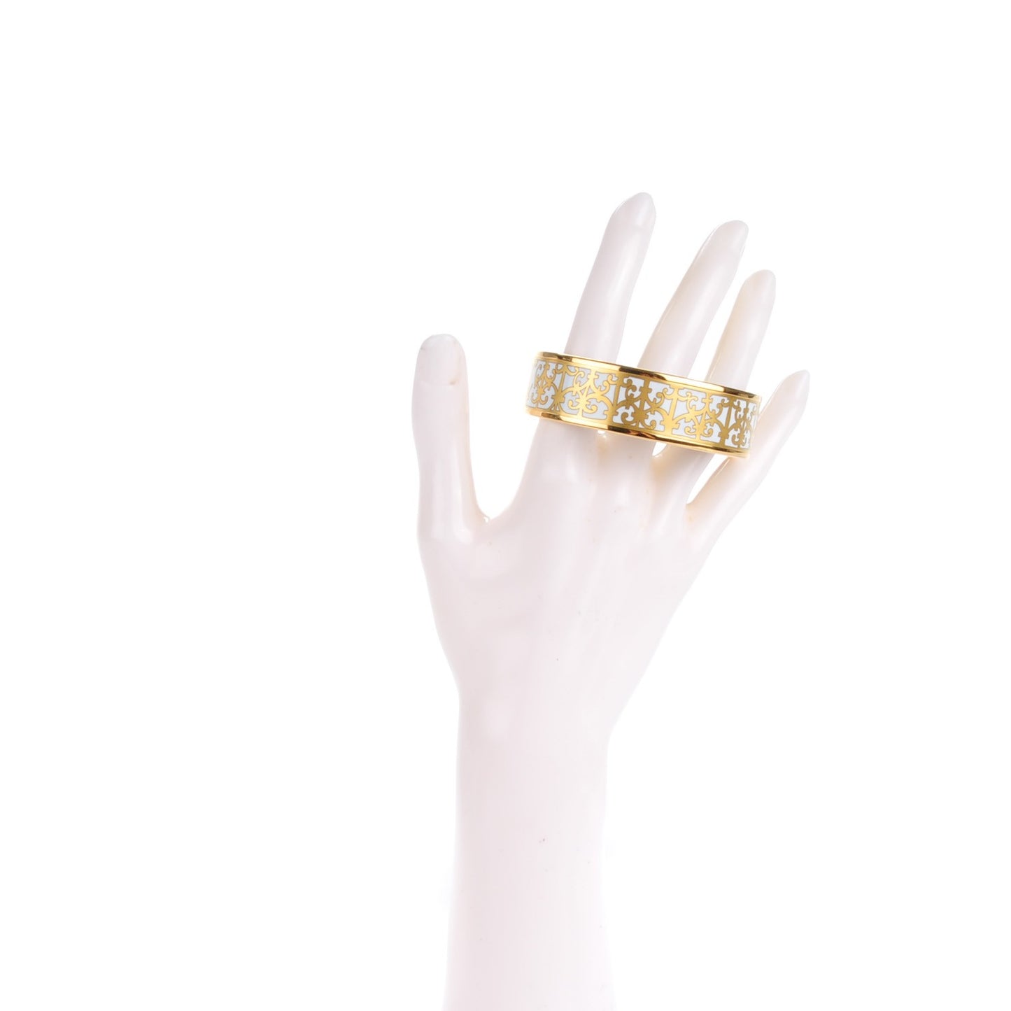 Enamel Printed Wide Balcons du Guadalquivir Bracelet 65 Gold