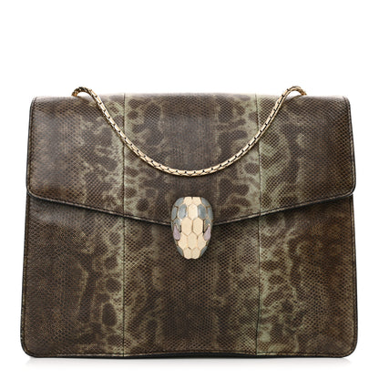 Bulgari Karung Serpenti Forever Crossbody Mint 1 of 13