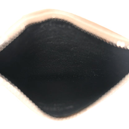 Saint Laurent Grained Calfskin 5 Fragments Zip Pouch Card Holder Nude Powder 5 of 10