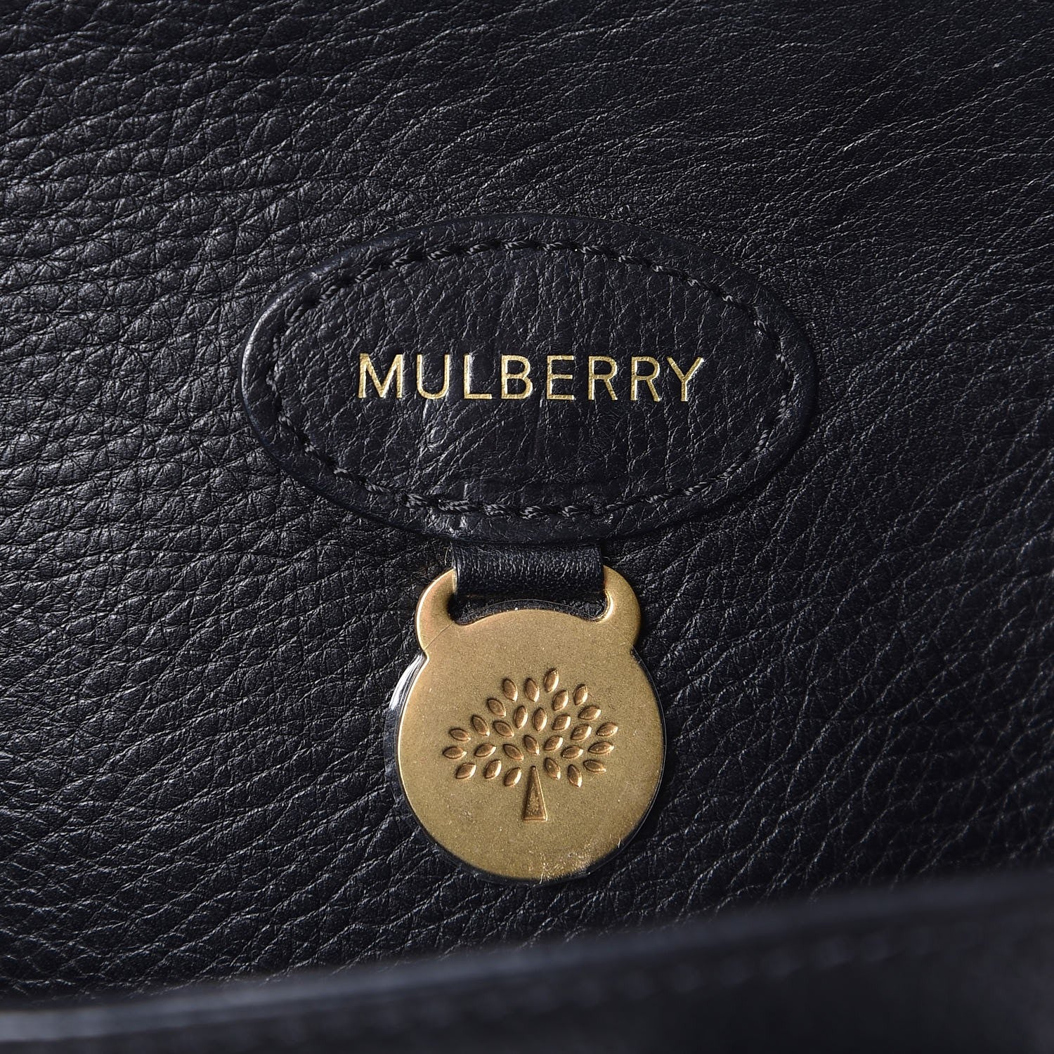 Mulberry Classic Grain Calfskin Bayswater Black 6 of 8