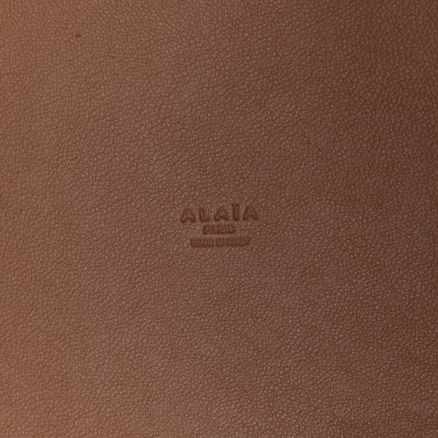 Alaia Calfskin Grommet Studded Large Mina Tote Black 6 of 10