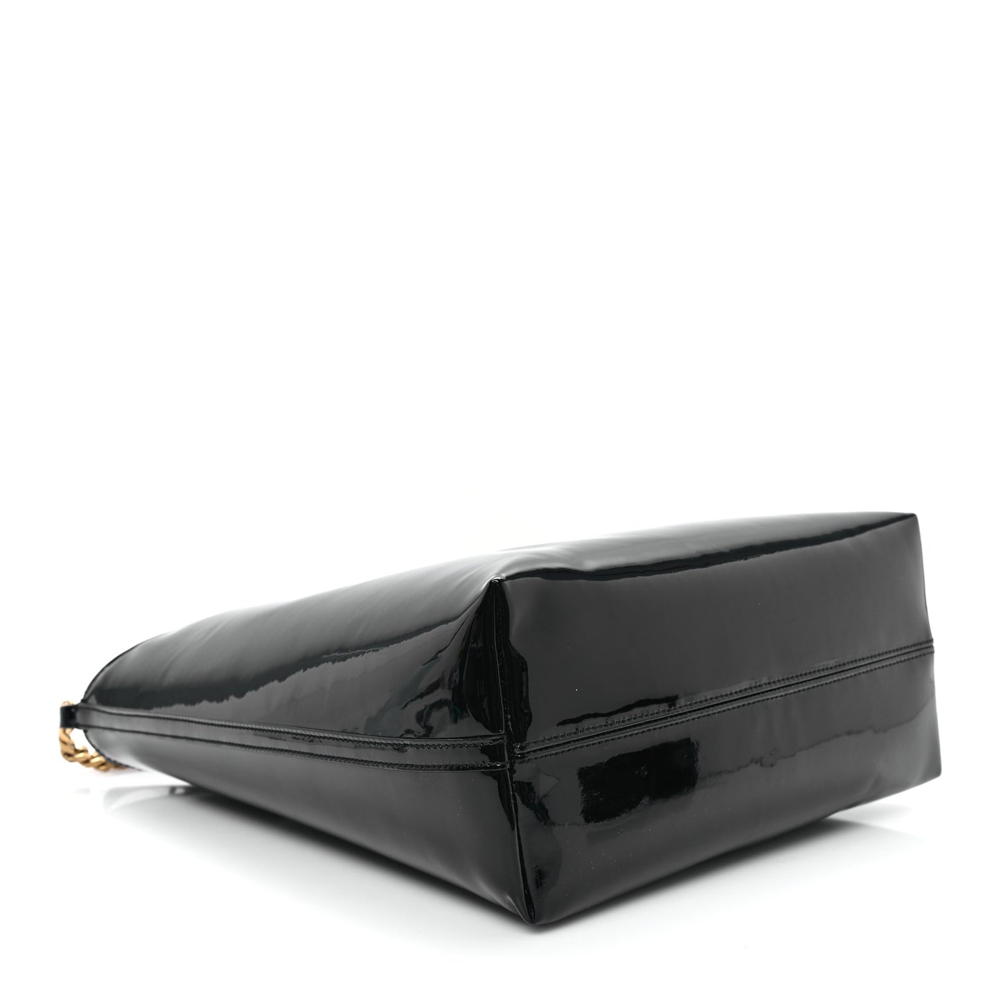Patent Calfskin Mini Rendez-Vous Hobo Black Black