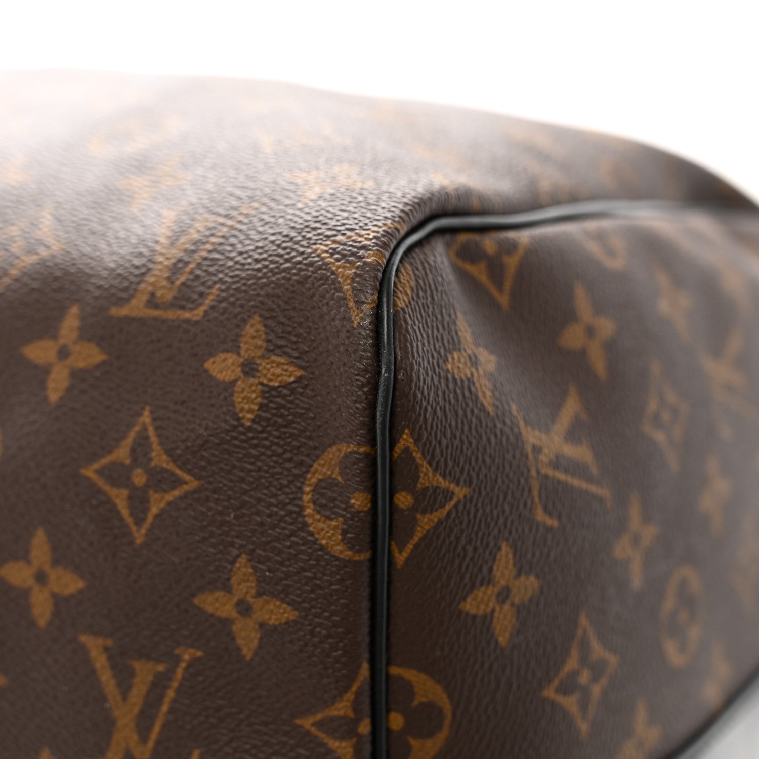 Louis Vuitton Monogram Macassar Keepall Bandouliere 55 9 of 10