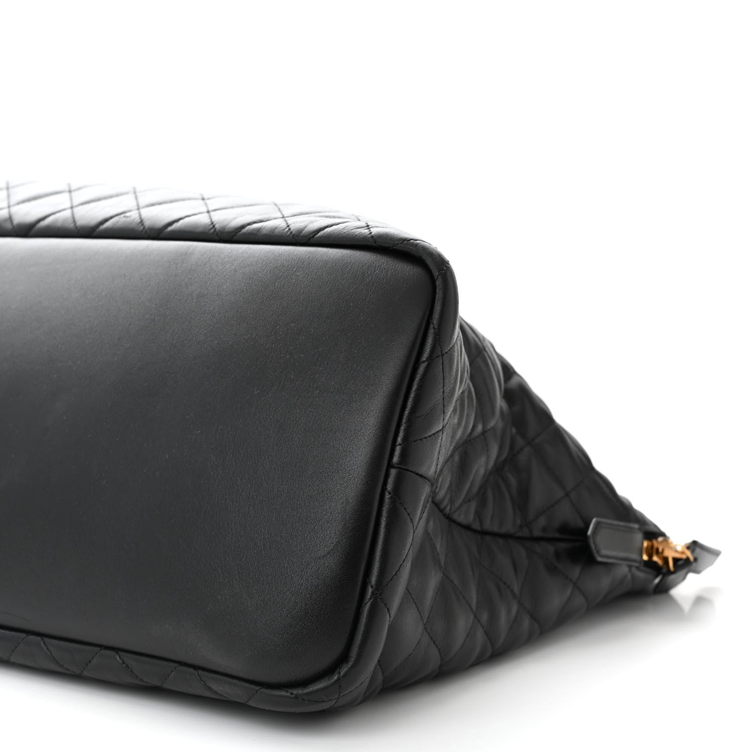 Saint Laurent Calfskin Quilted ES Giant Travel Bag Black 10 of 10