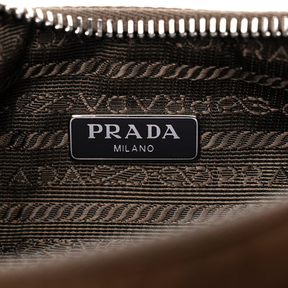 Prada Tessuto Nylon Saffiano Re-Edition 2005 Shoulder Bag Cacao 6 of 14