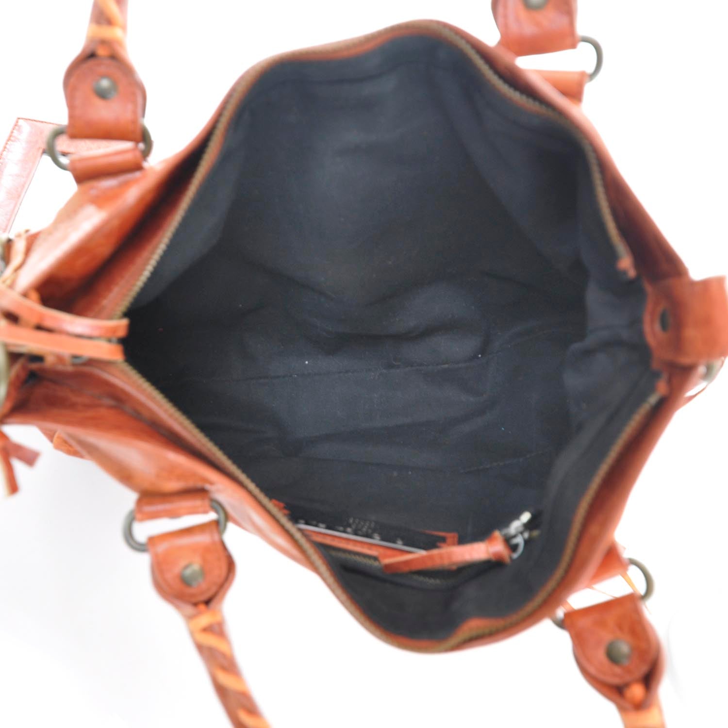 Balenciaga Chevre First Cognac 11 of 11