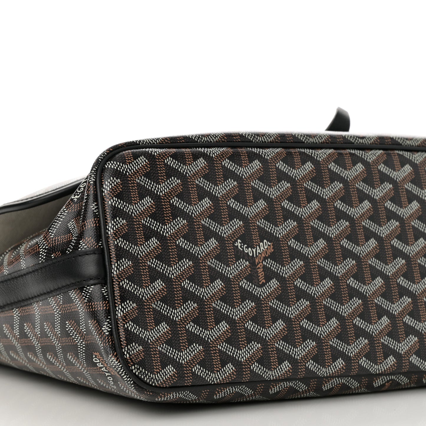 Goyardine Capetien Messenger Bag Black
