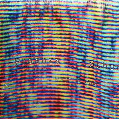 Proenza Schouler Calfskin Triangle Print Zip Pouch Black White 6 of 7