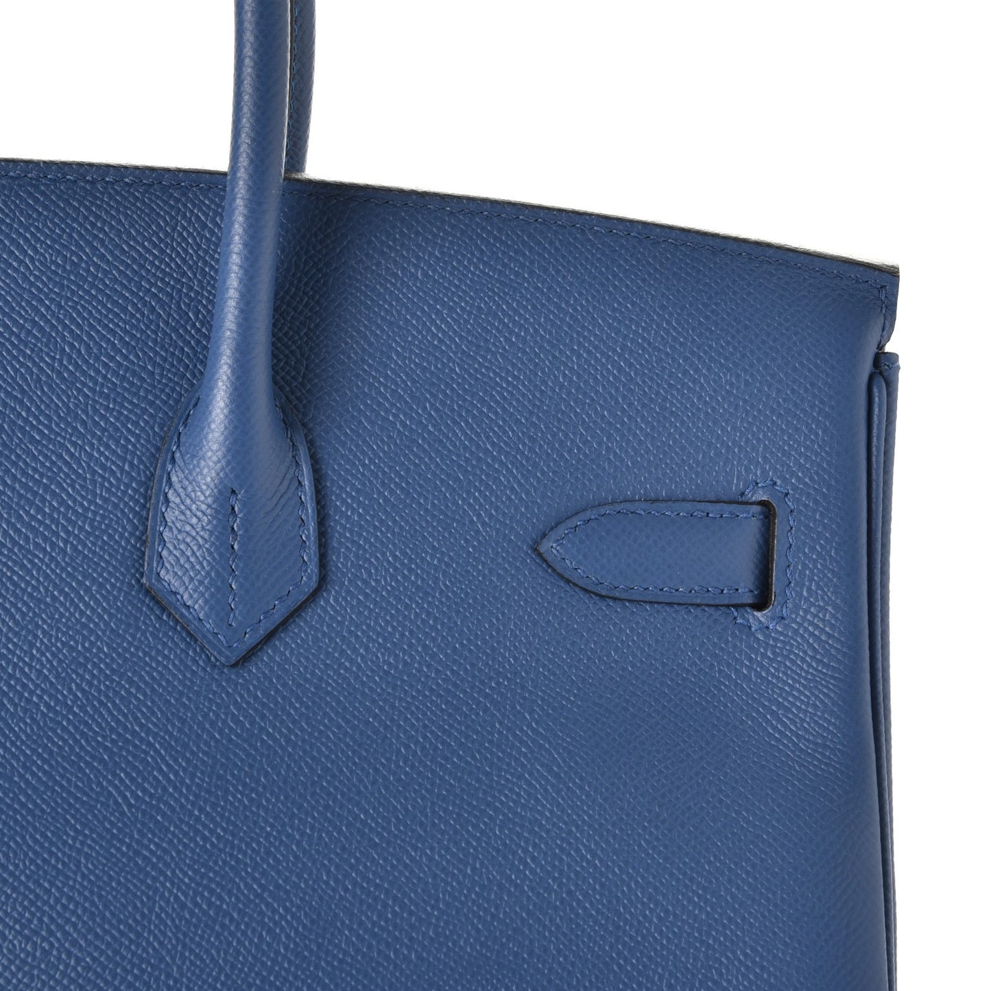 Epsom Birkin 35 Bleu Agate