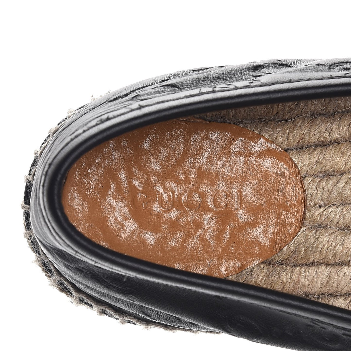 Guccissima Signature Espadrilles 36.5 Black