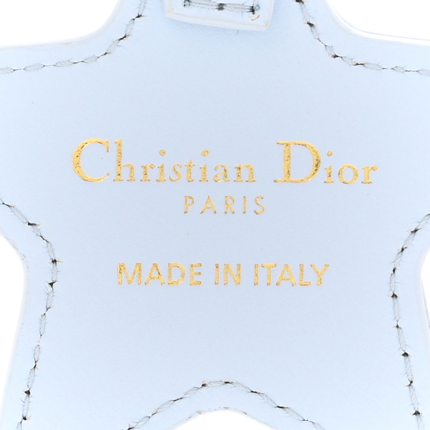 Lambskin Cannage Star Charm Mirror Blue