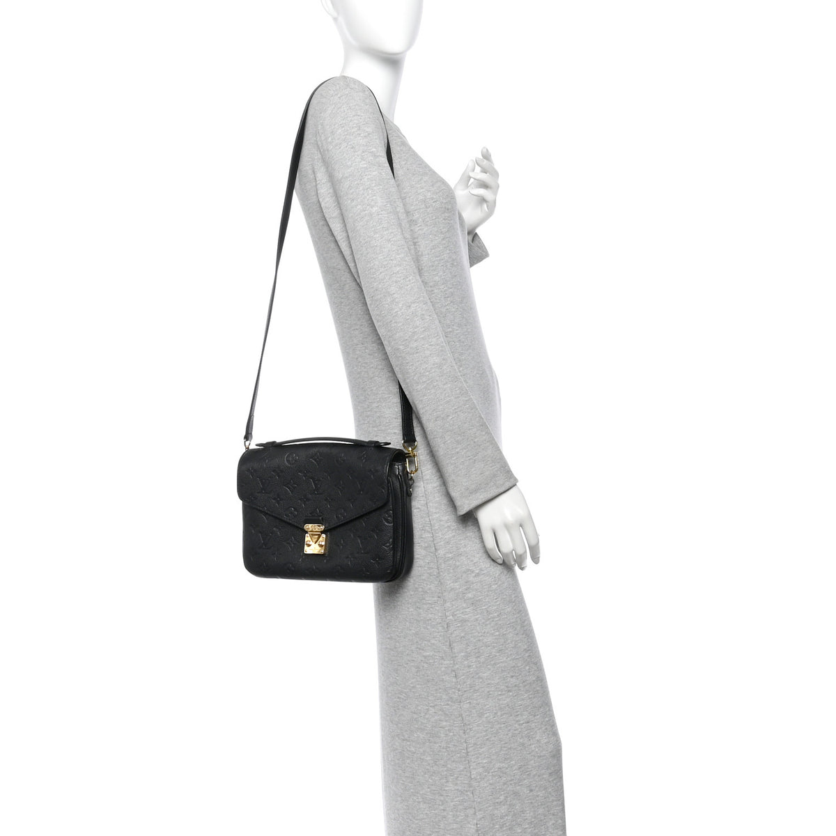 Louis Vuitton Empreinte Pochette Metis Black 2 of 12