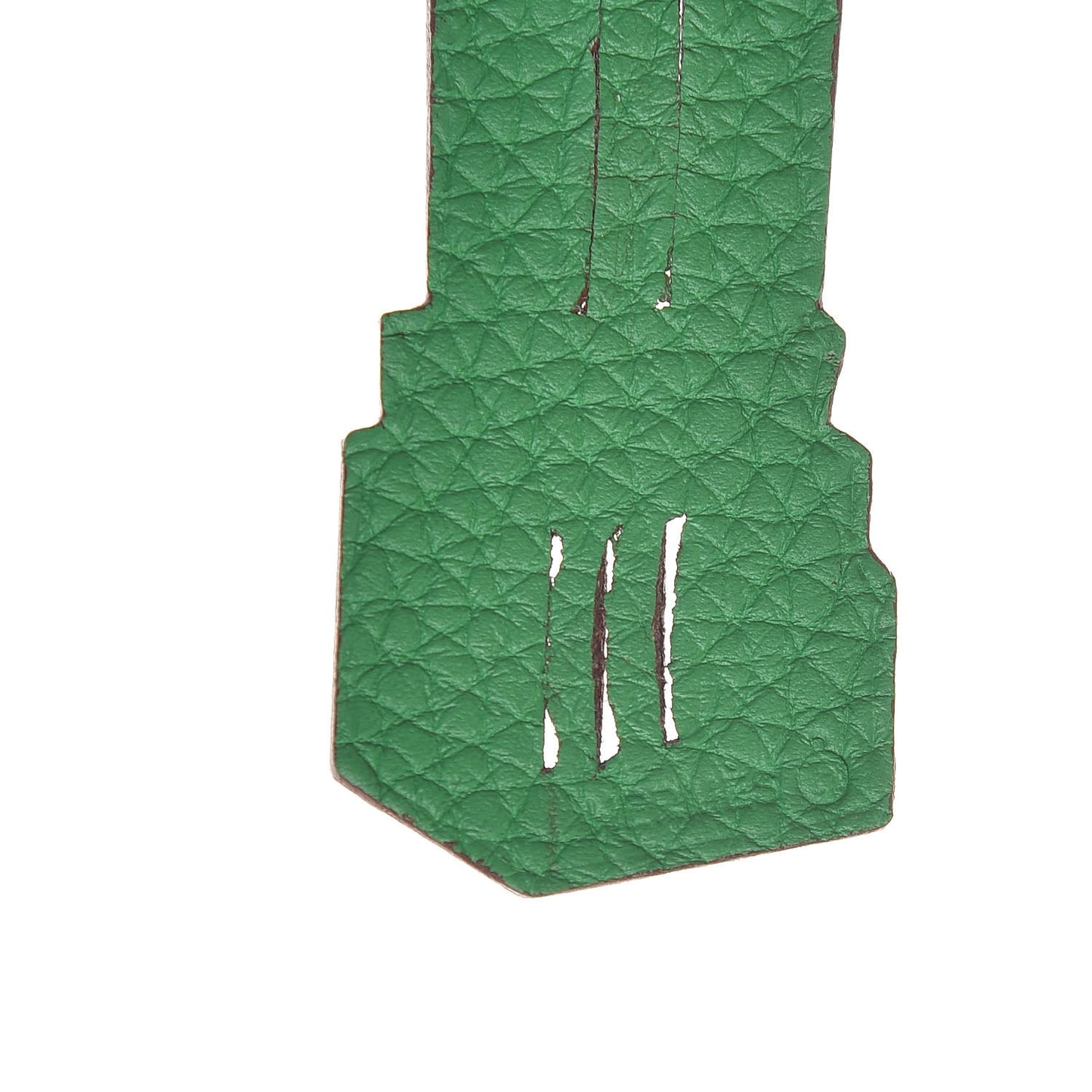 Togo Epsom Petit H Empire State Building Bag Charm Bambou Bordeaux