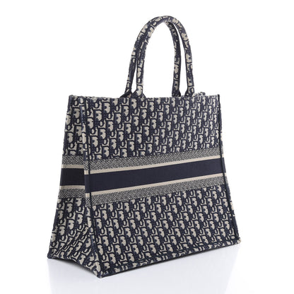 Christian Dior Oblique Book Tote Blue Multicolor 3 of 13