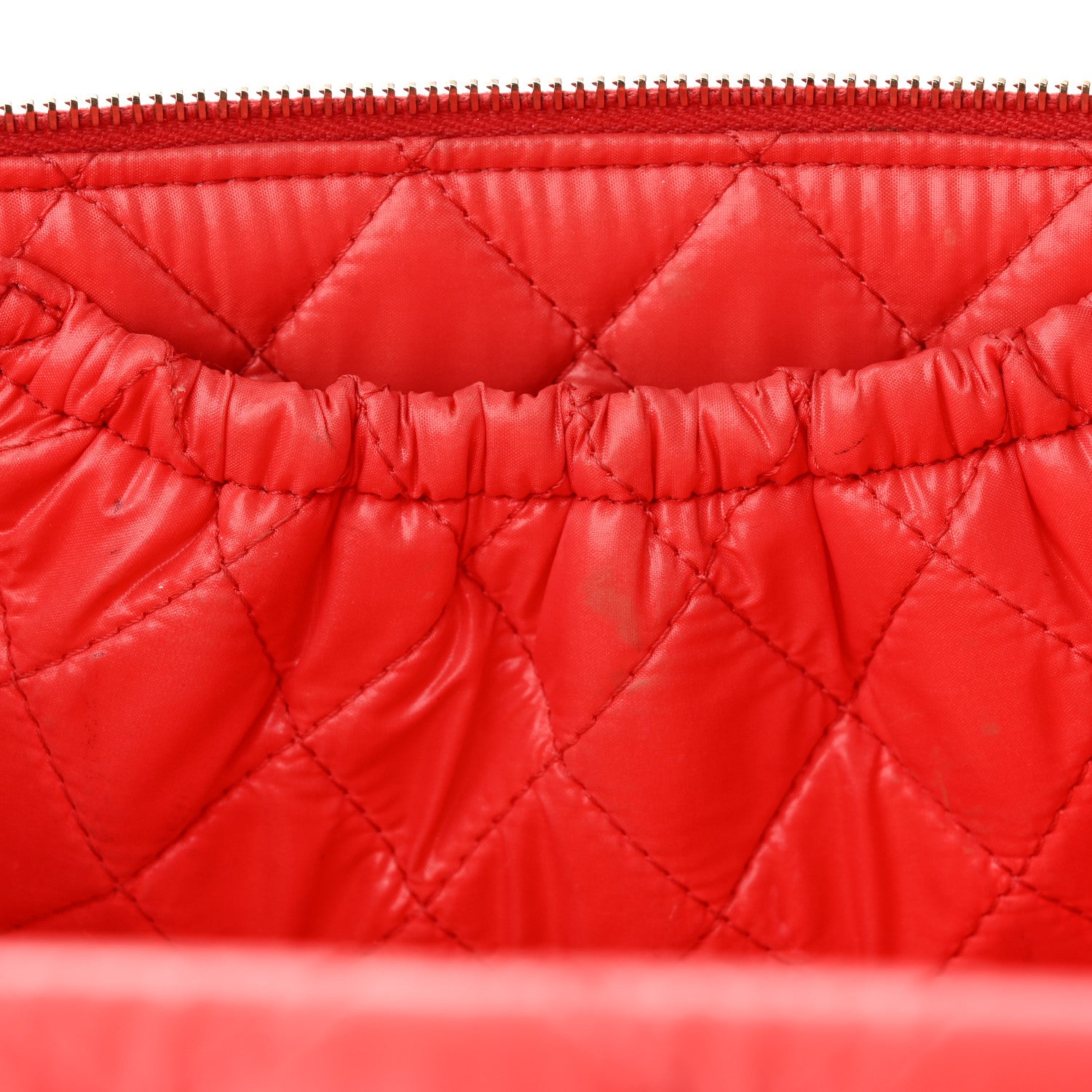 Chanel Caviar Quilted Large Vanity Pouch Red 16 of 19