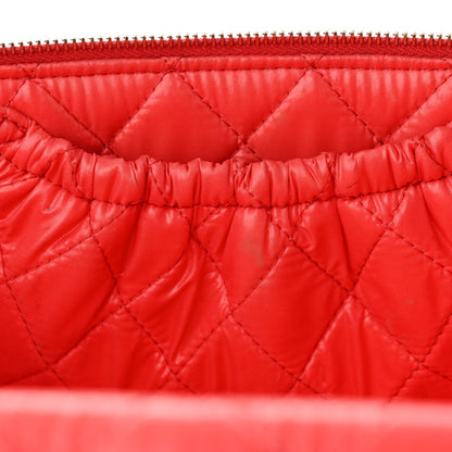 Chanel Caviar Quilted Large Vanity Pouch Red 16 of 19