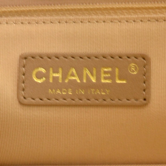 Calfskin Gabrielle Chevron Flap Yellow