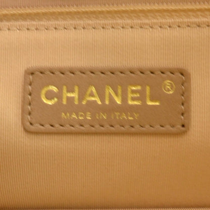 Chanel Calfskin Gabrielle Chevron Flap Yellow 5 of 8