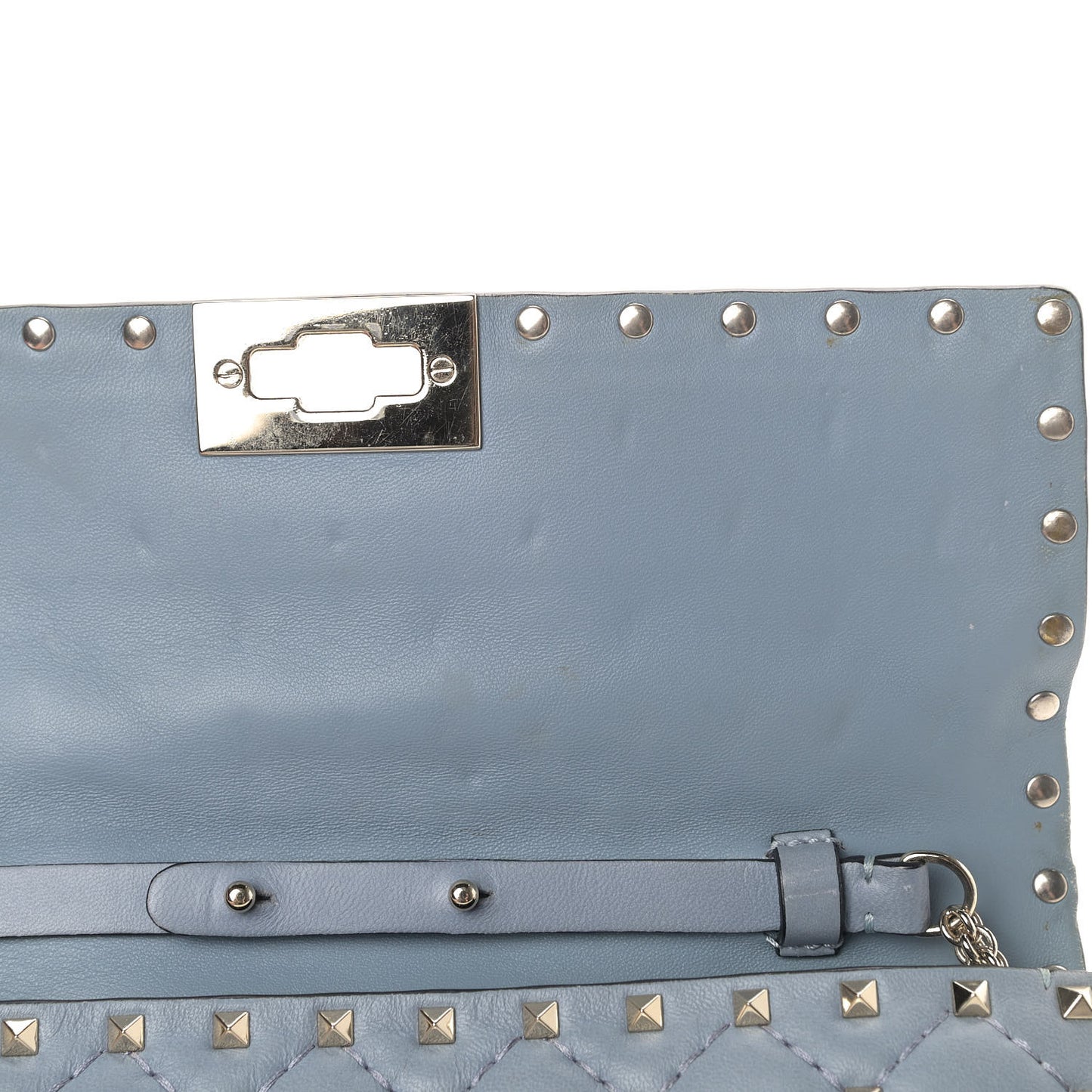 Nappa Rockstud Spike Wallet on Chain Nube