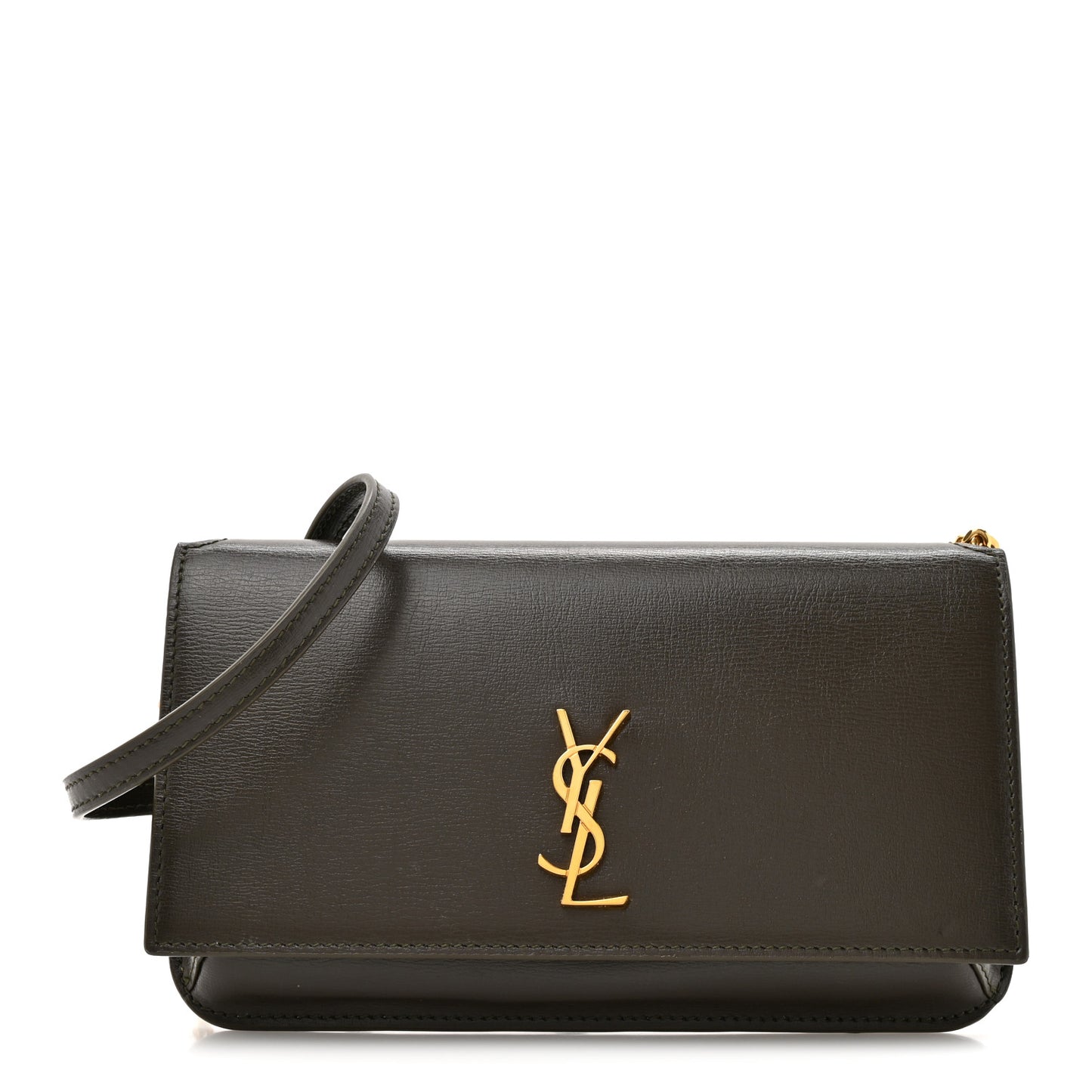 Smooth Calfskin Monogram Phone Holder Crossbody Light Musk