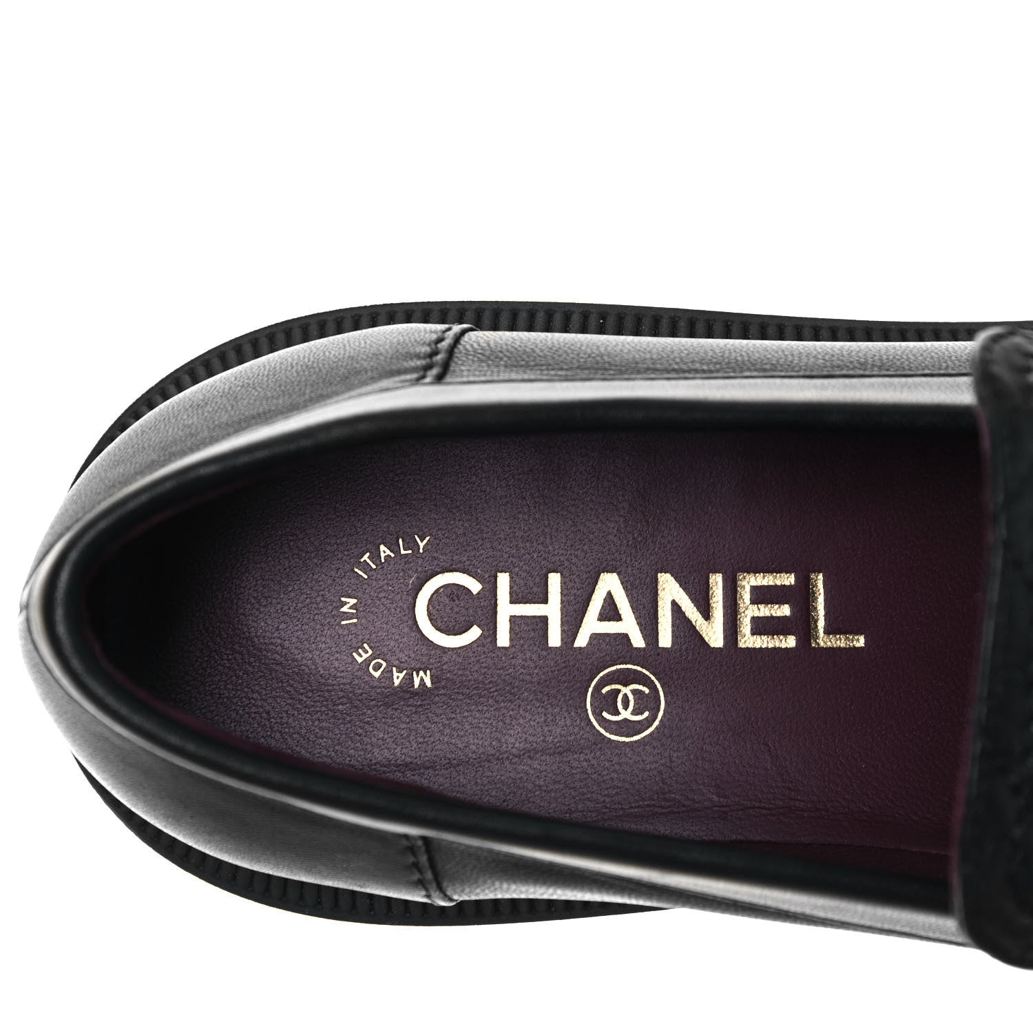 Chanel Lambskin Quilted CC Turnlock Loafers 39 Black 7 of 9