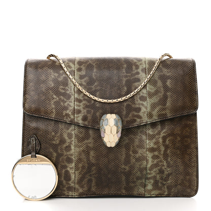 Bulgari Karung Serpenti Forever Crossbody Mint 3 of 13