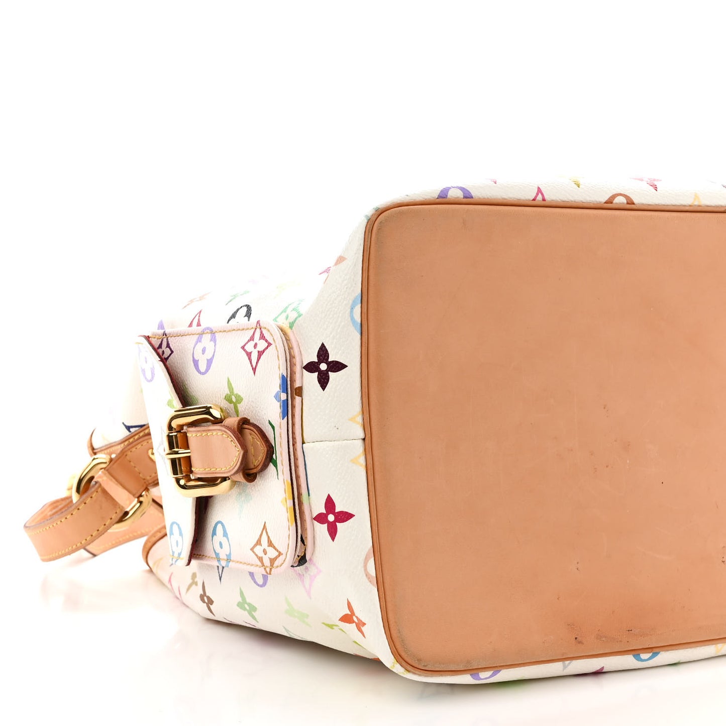 Monogram Multicolor Petit Noe White