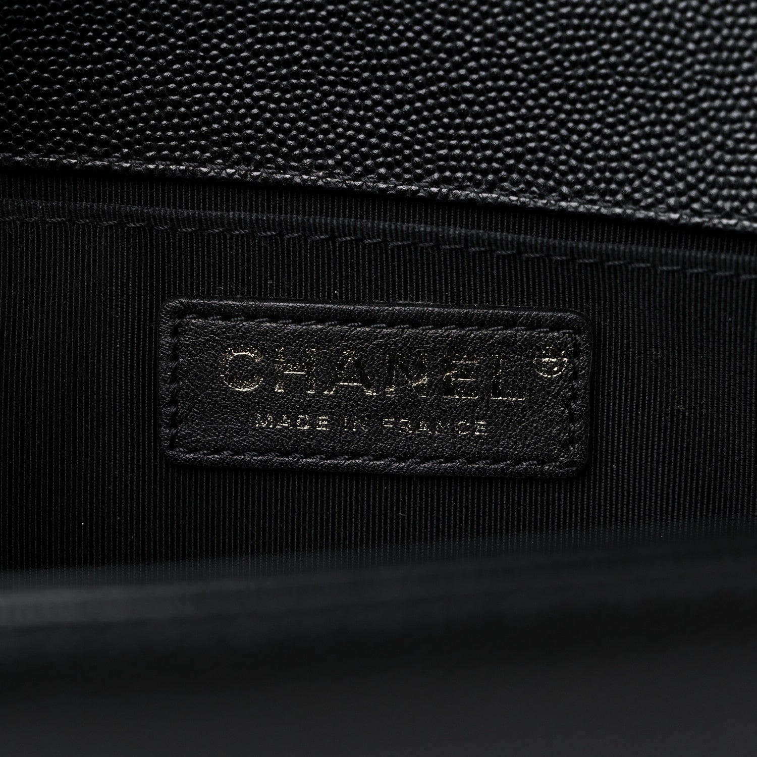 Chanel Caviar Quilted Medium Boy Flap Black 6 of 10