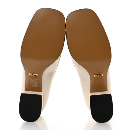 Gucci Malaga Kid Interlocking G Fringe 55mm Loafer Pumps 40 Mystic White 5 of 11