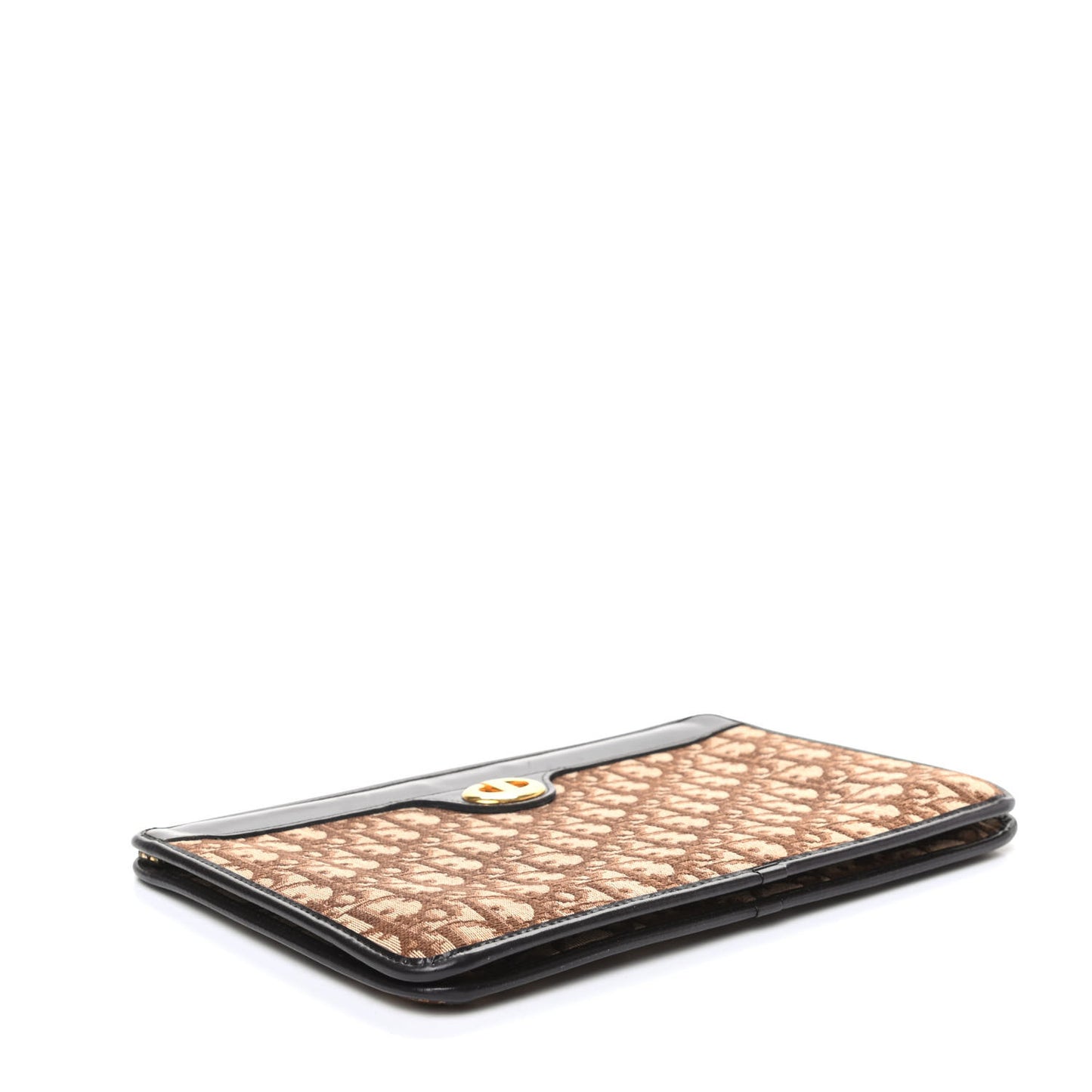 Monogram Pouch Clutch Brown