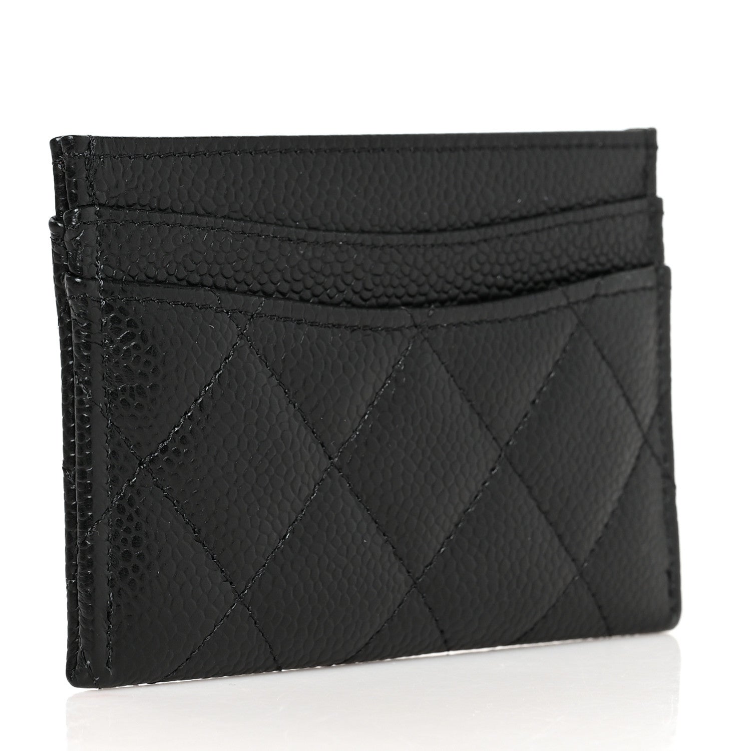 Chanel Caviar Quilted Card Holder Black 3 of 9