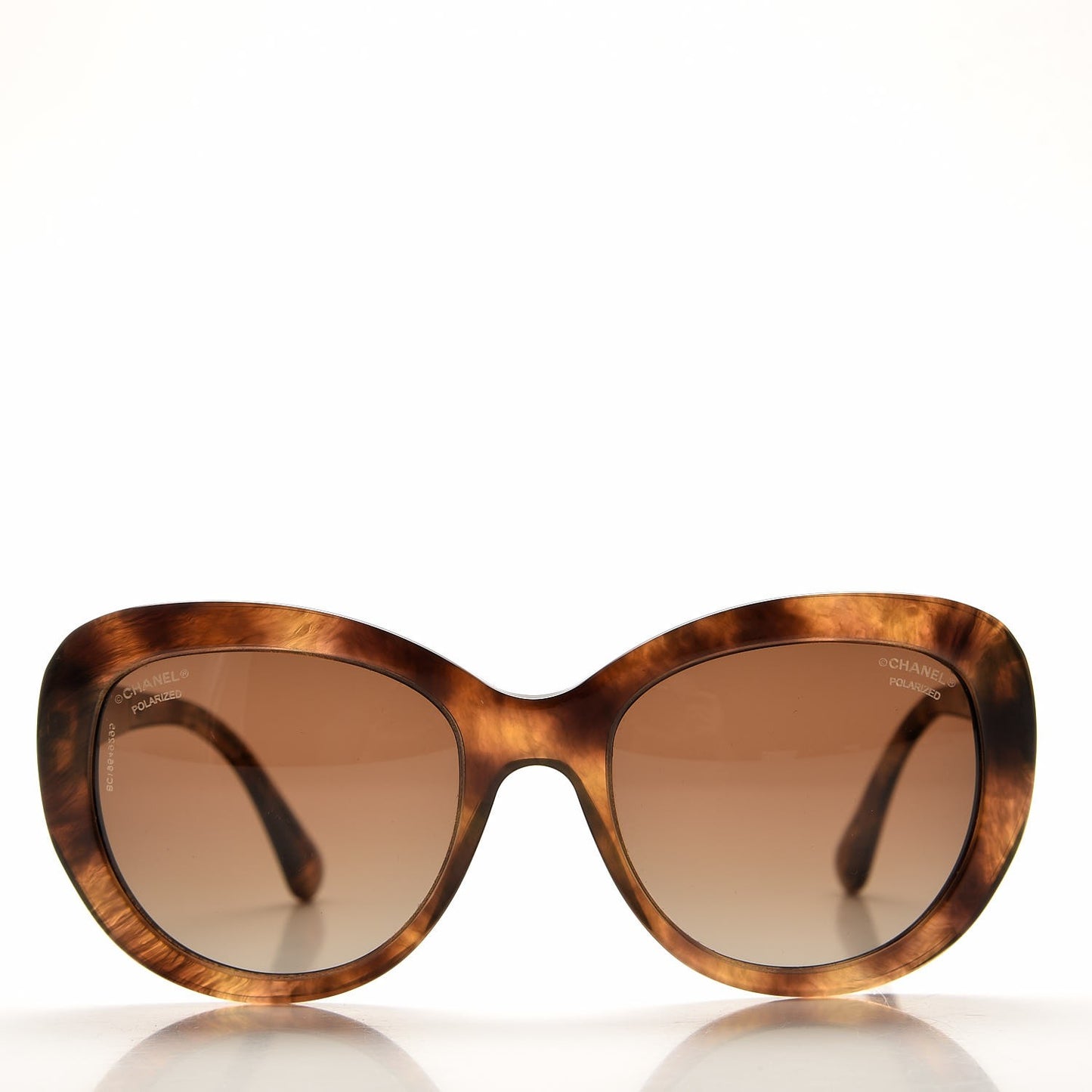 Butterfly Signature Polarized Sunglasses 5346 Light Brown