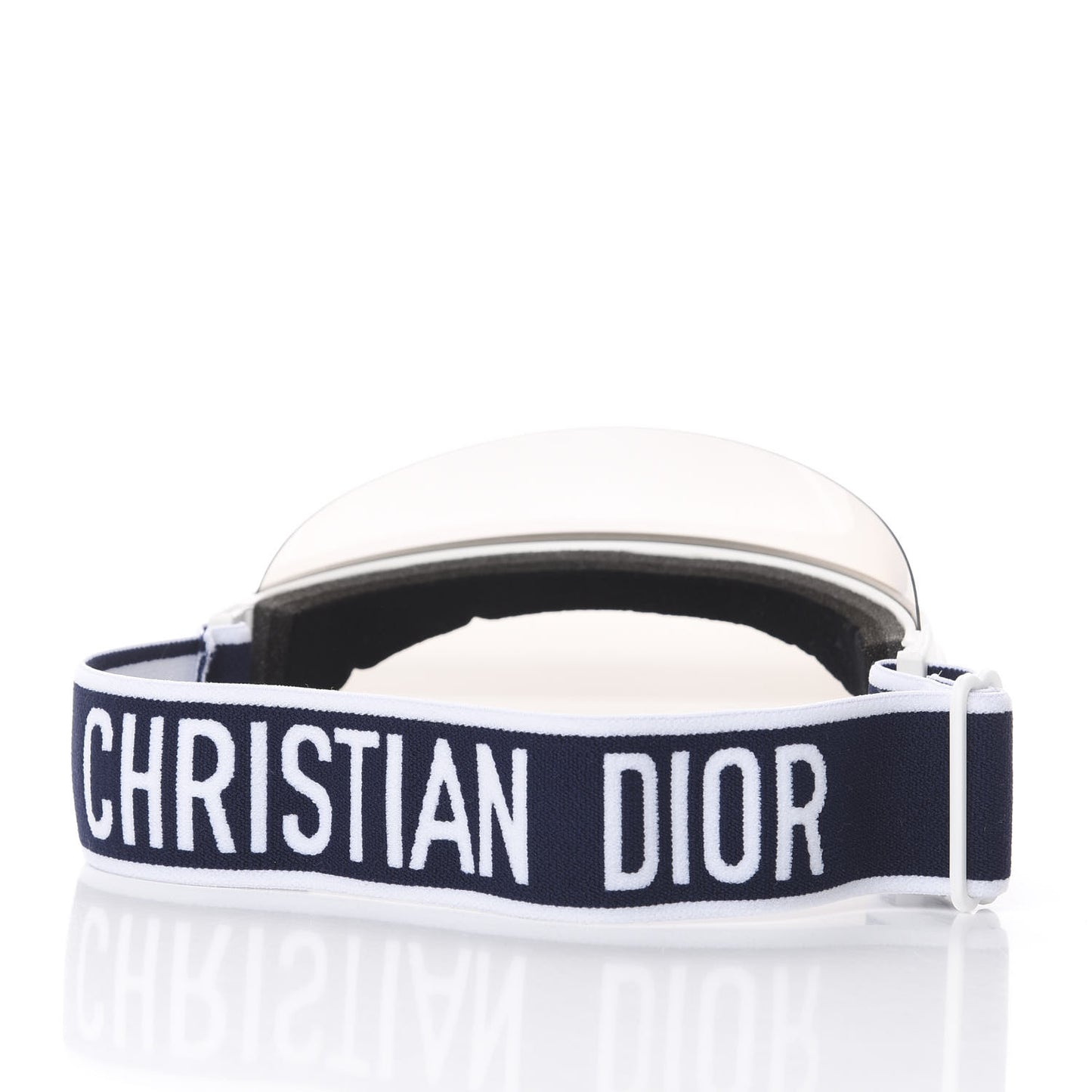 Mirrored DiorClub1 Sun Visor Silver