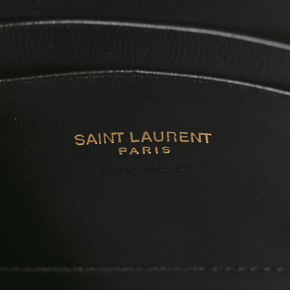 Saint Laurent Grain De Poudre Matelasse Monogram Mini Lou Camera Bag Black 6 of 8