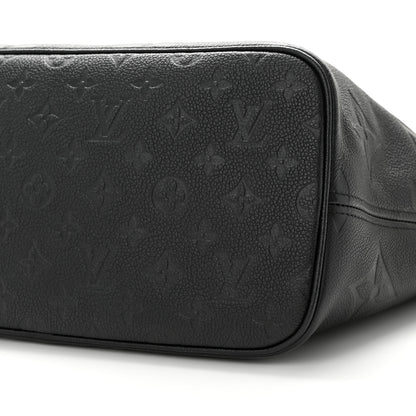 Louis Vuitton Empreinte Monogram Giant Neverfull MM Black 10 of 11