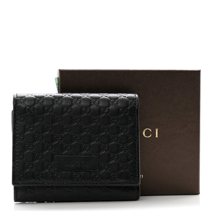 Gucci Microguccissima Flap Wallet Black 11 of 11