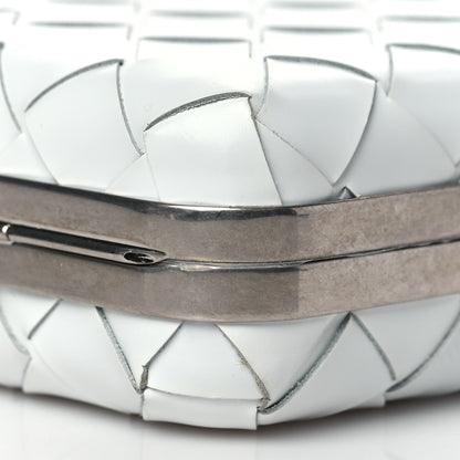 Bottega Veneta Spazzolato Intrecciato Mens Crossbody Messenger Bag Bianco 8 of 8