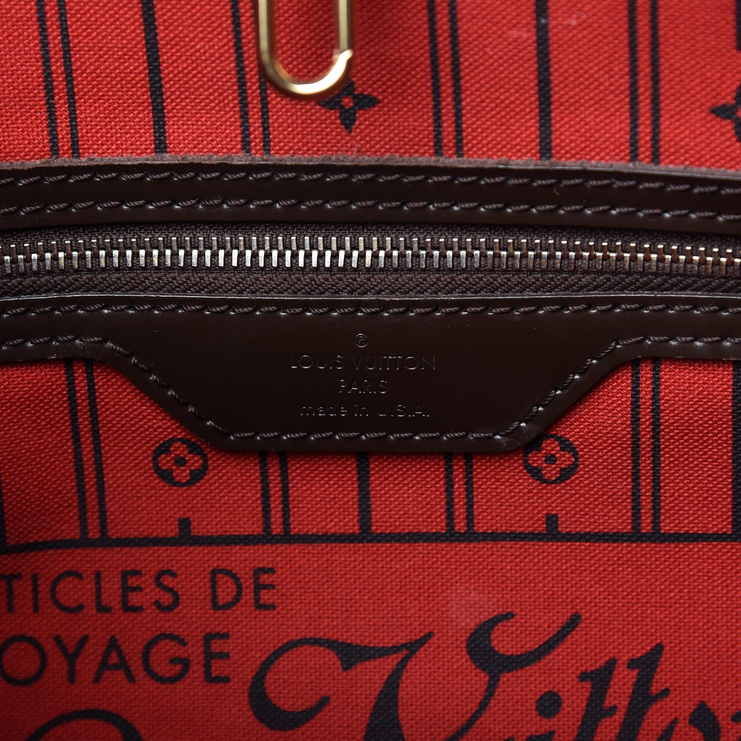 Louis Vuitton Damier Ebene Neverfull MM 8 of 14
