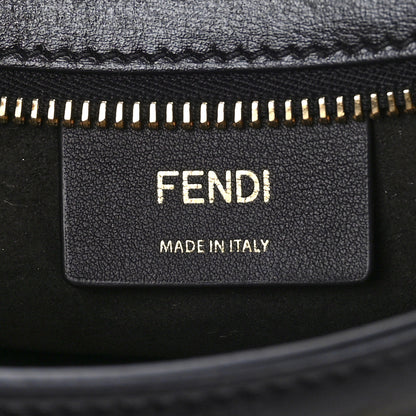 Fendi Vitello Queen Palmellato Fendi O'Lock Swing Black 6 of 9