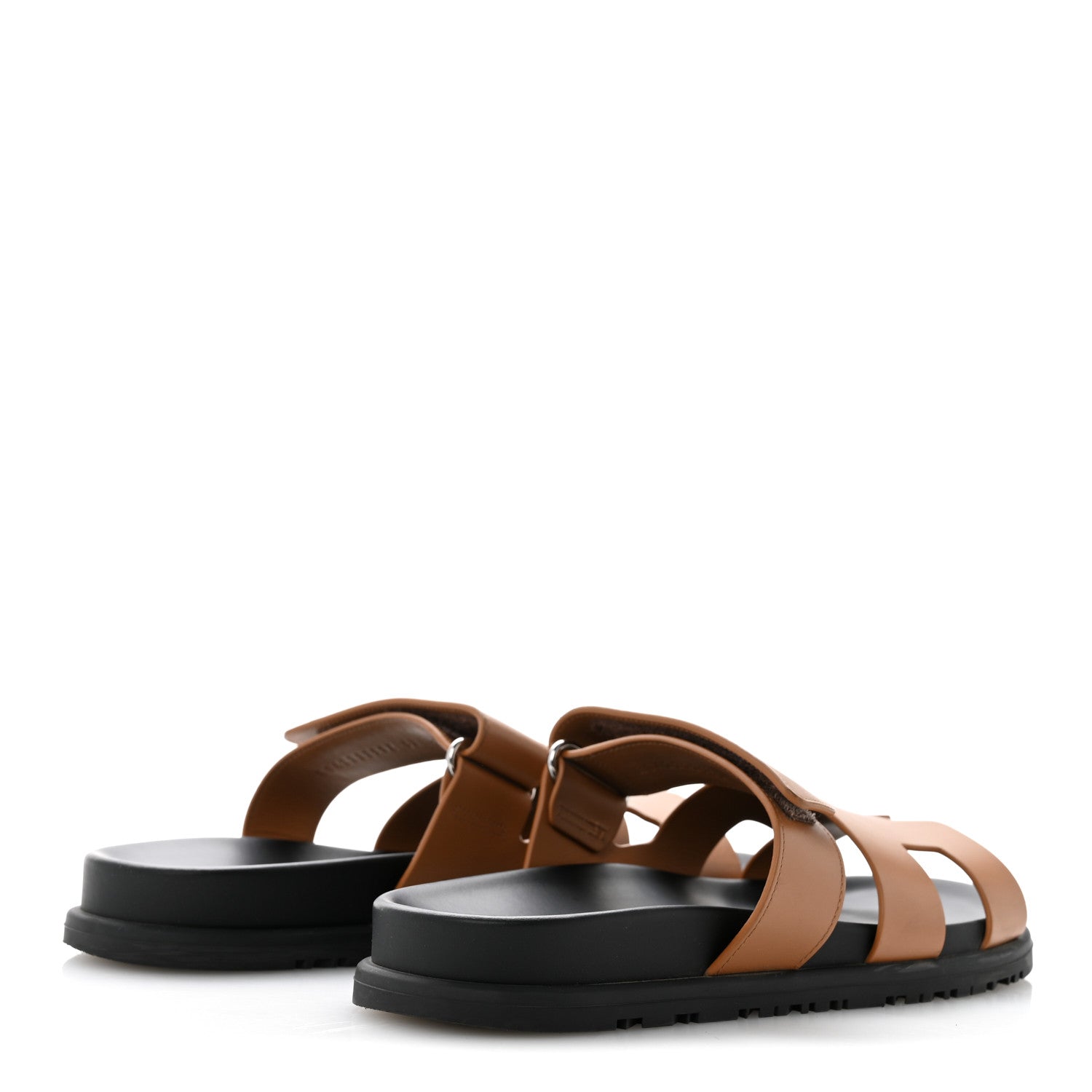 Hermes Calfskin Womens Chypre Sandals 37 Naturel 5 of 12
