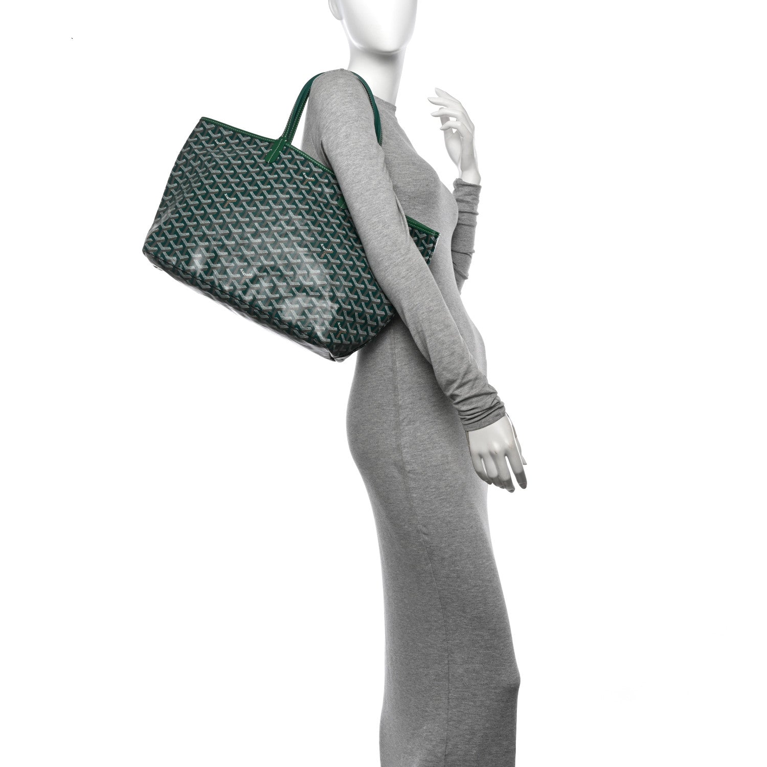 Goyard Goyardine Saint Louis PM Green 2 of 11