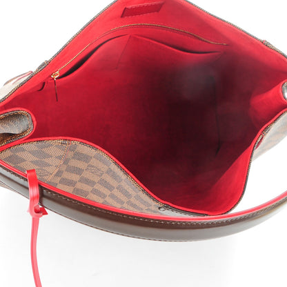 Louis Vuitton Damier Ebene Caissa Hobo Cherry 5 of 7