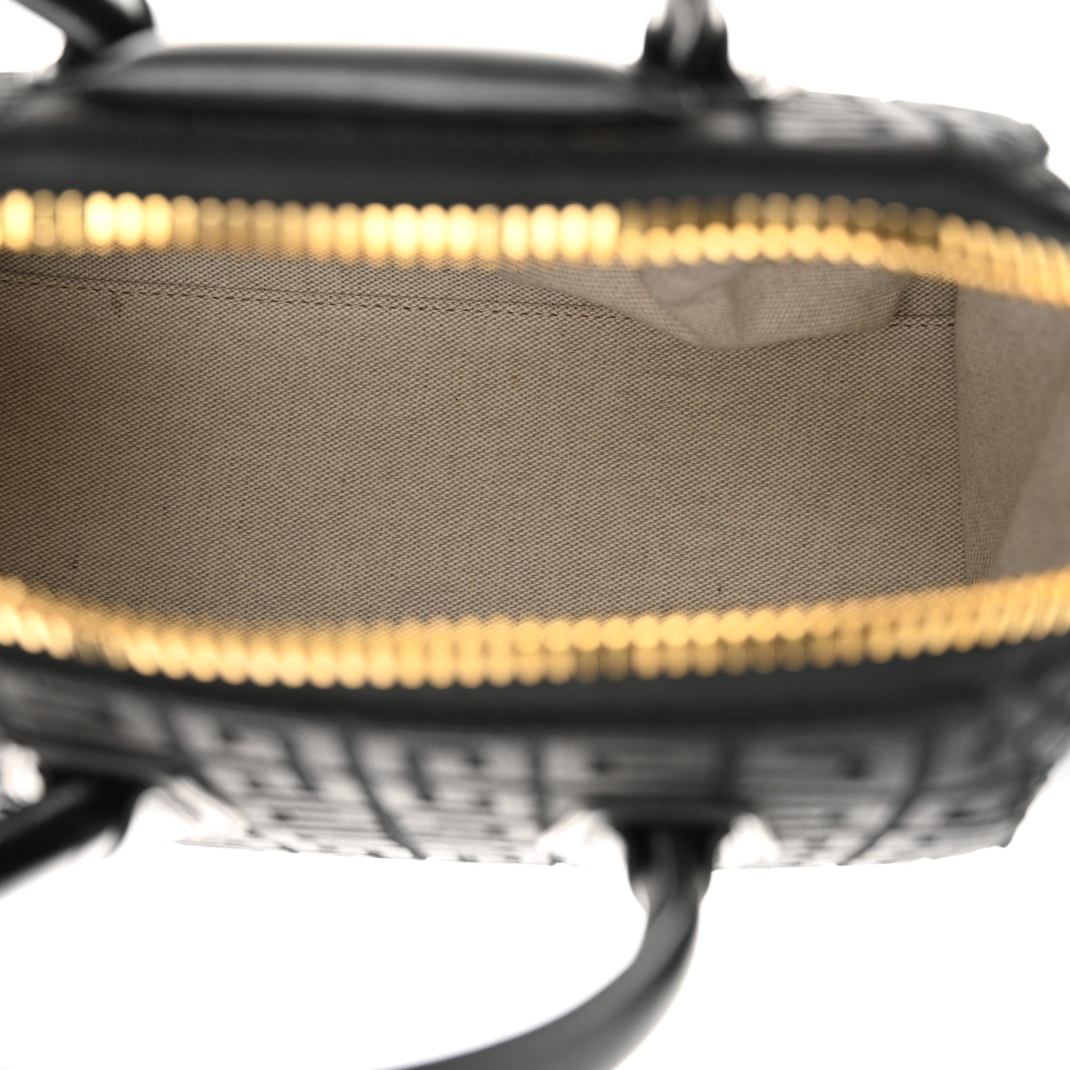 Givenchy Calfskin Jacquard Fabric 4G Mini Antigona Black 5 of 12