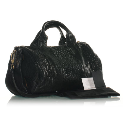 Alexander Wang Leather Rocco w Antique Brass Hardware Black 2 of 6