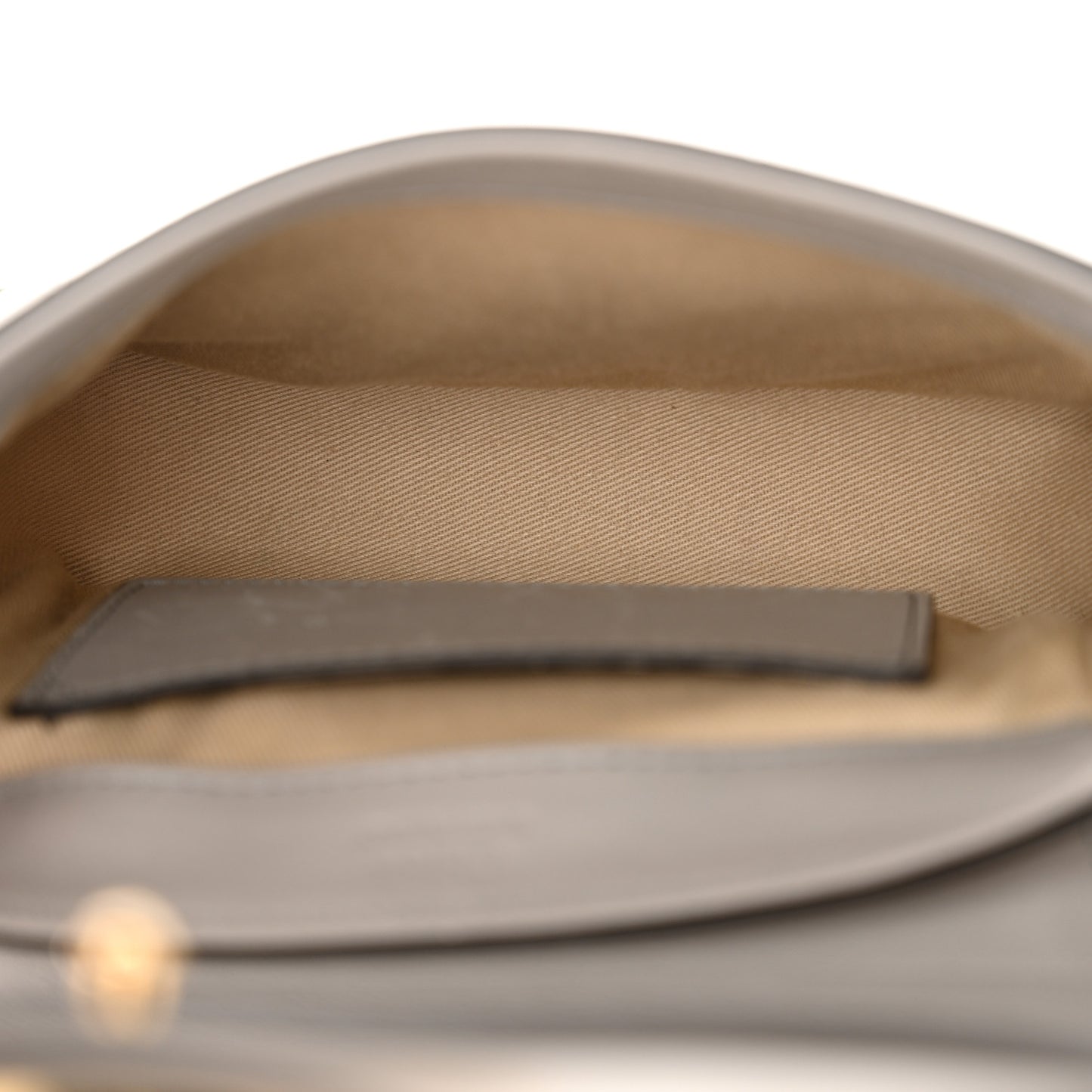 Calfskin Crocodile Embossed Mini C Double Carry Stormy Grey