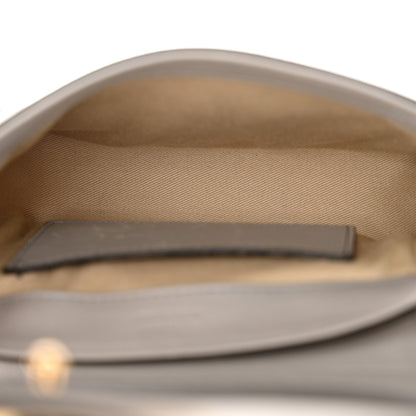 Chloe Calfskin Crocodile Embossed Mini C Double Carry Stormy Grey 5 of 12
