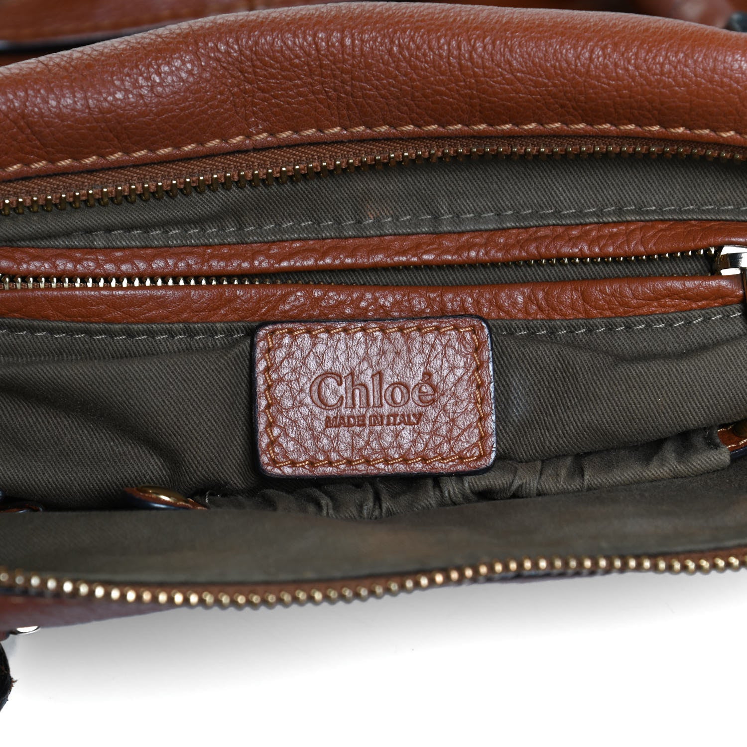 Chloe Calfskin Medium Marcie Satchel Tan 6 of 15